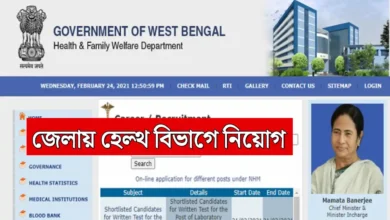 WB DHFWS Recruitment